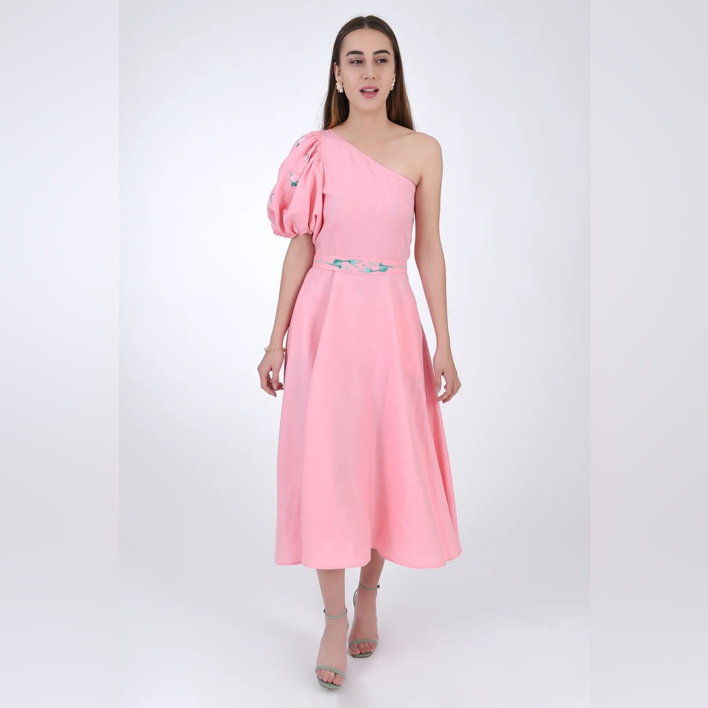 Fanm Mon Ayisha One Shoulder Dress